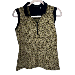 Golf women’s polo medium Lopez collared lace print look sexy breathable comfy